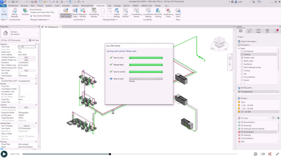 E-Learning - Collaboration Revit - Central model