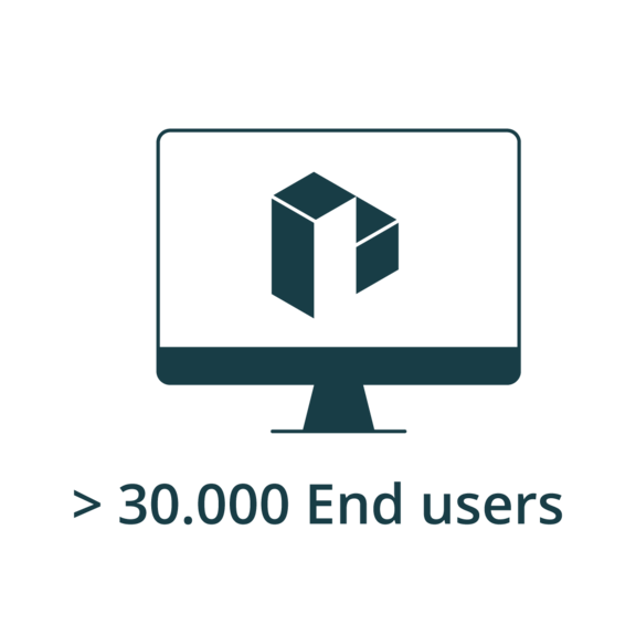 > 30.000 End users