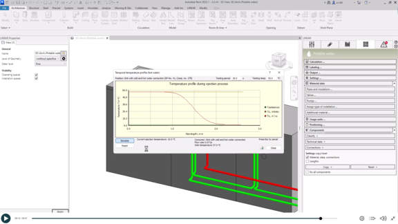 Potable Water Calculation - Animation