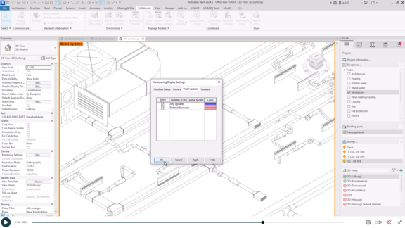 E-Learning - Collaboration Revit - Changes