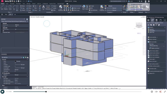 Architecture _Create_AutoCAD - Generate walls