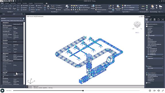 E-Learning: Grundlagen der Bedienung der LINEAR Solutions für AutoCAD - LINEAR Eigenschaften