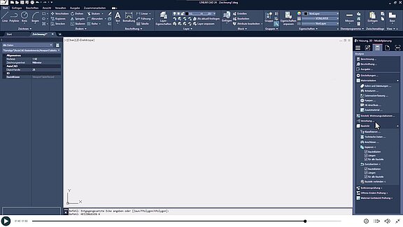 E-Learning: Grundlagen der Bedienung der LINEAR Solutions für AutoCAD - Berechnungs-Tab