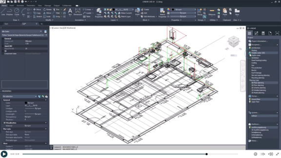 E-Learning: Basics of using LINEAR Solutions for AutoCAD - Project tab