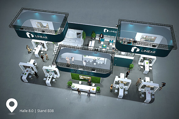 LINEAR Messestand ISH Frankfurt 2025