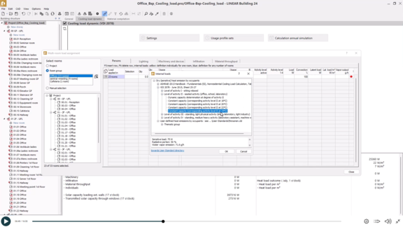 E-Learning - Dynamic cooling load - Define internal loads