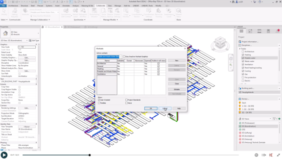 E-Learning - Collaboration Revit - worksets