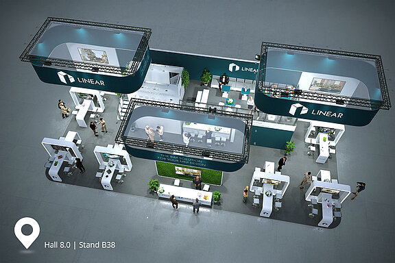 LINEAR Messestand ISH 2025