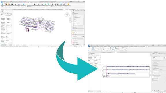 Whats New LINEAR V25 - Automatische Schemagenerierung Heizung in Revit