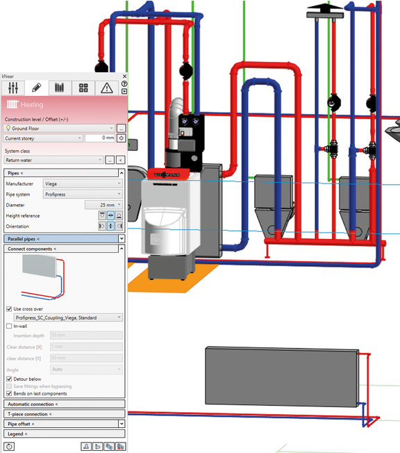 Connect components