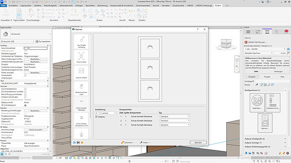 Aufputzelemente in Revit - Konfigurator  