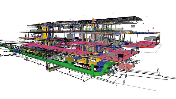 Abb. 3 virtuelles Modell Seminarcenter