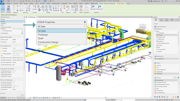 Information levels for precise data management in BIM projects