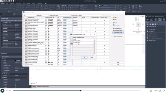 E-Learning - AutoCAD component lists - LOIN