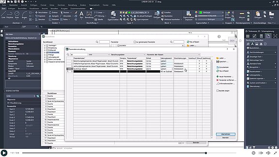 E-Learning - Bauteillisten AutoCAD - Parameterverwaltung